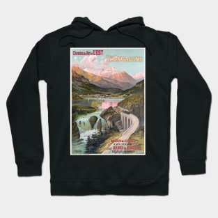 Haute Engadine Switzerland Vintage Poster 1910 Hoodie